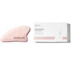Crystal Contour Gua Sha -Gesichtsmassagestein aus Rosenquarz