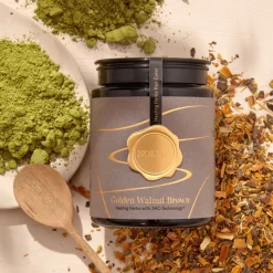 Golden Walnut Brown- natürliche Pflanzenhaarfarbe-Healing Herbs Hair Color