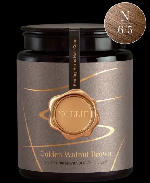 Golden Walnut Brown- natürliche Pflanzenhaarfarbe-Healing Herbs Hair Color