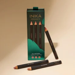 INIKA Organic | All Natural Lipstick Crayon Trio - Lippenkonturenstifte-Set