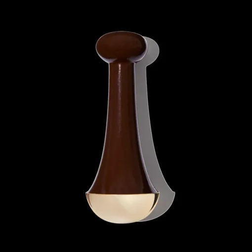 Kansa Wand - Massagetool aus Teakholz mit Zinn & Kupfer für eine entgiftende Gesichtsmassage