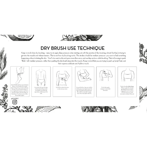 Lymphatic Detox Dry Brush - Trockenbürste / Massagebürste