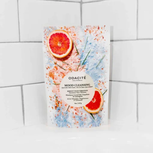 MOOD CLEANSING Stimmungsaufhellendes Ayurvedisches Badesalz - Himalaya-Kristallsalz, Grapefruit & Zitronengras