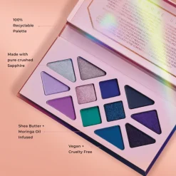 Moonlight Crystal Palette - Lidschattenpalette mit mauve und blau-grünen Tönen