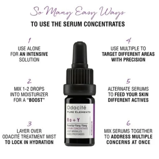 Ro+Y | Serum Konzentrat mit Hagebutte + Ylang-Ylang für die Behandlung intensiver Falten